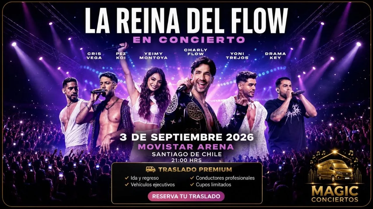 La reina del flow en Movistar Arena
